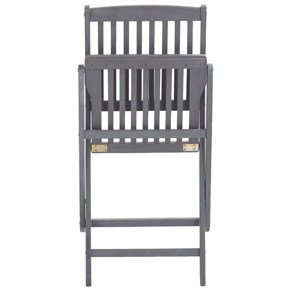 Tuinstoelen Patrick inklapbaar SET 2 st massief acaciahout