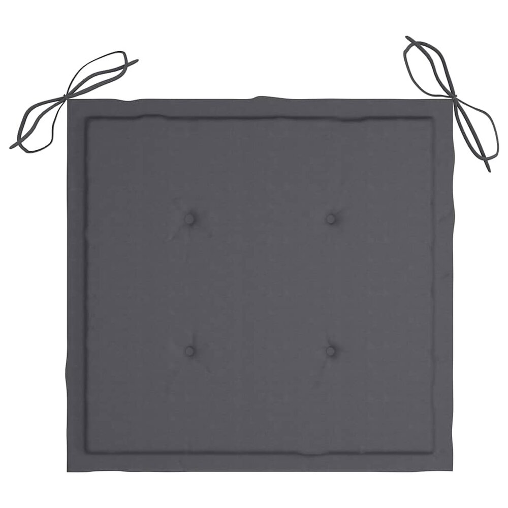 Tuinstoelen Patrick SET 2 st inklapbaar met kussens massief acaciahout