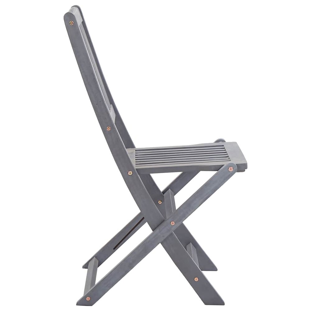 Tuinstoelen Patrick SET 2 st inklapbaar met kussens massief acaciahout