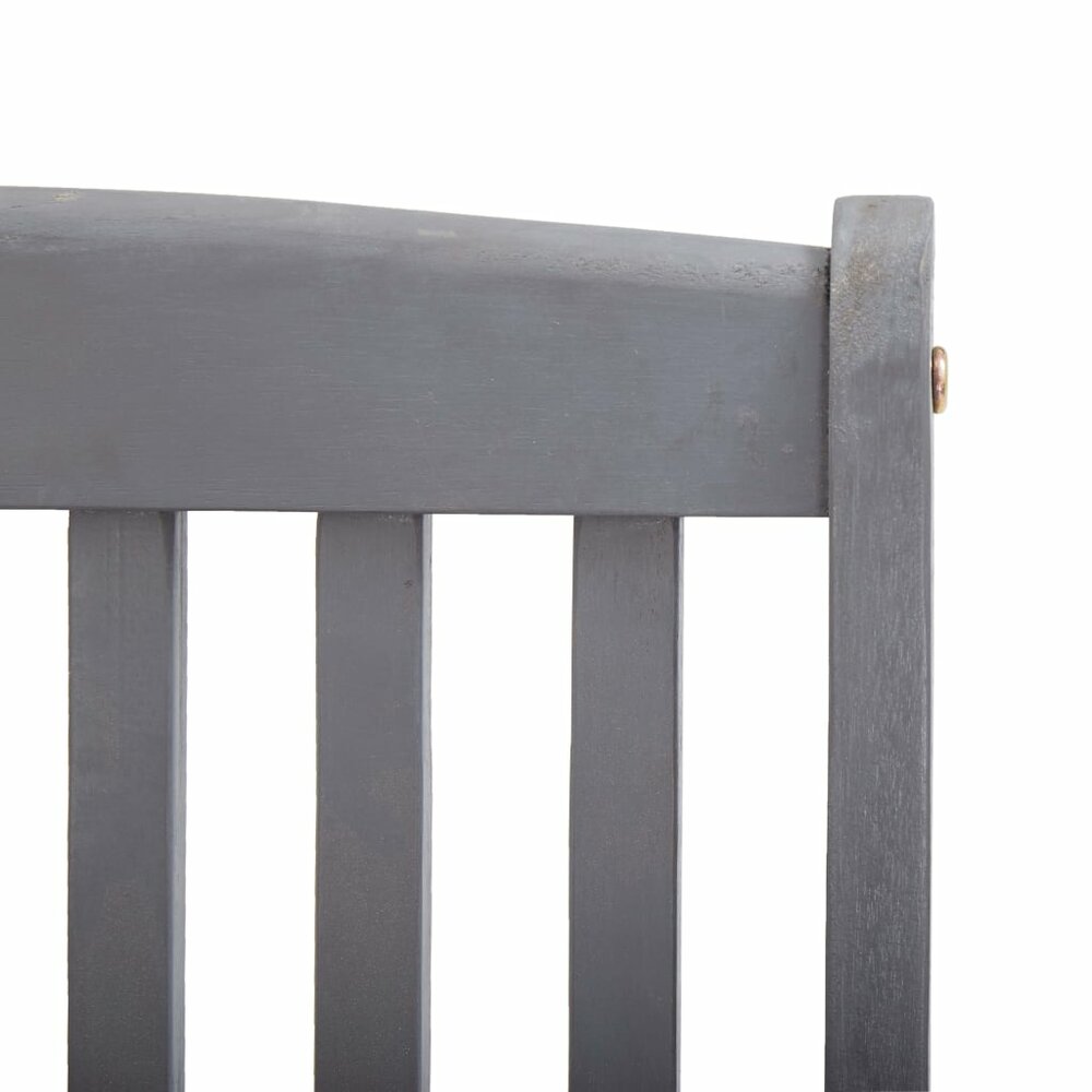 Tuinstoelen Anton SET 2 st inklapbaar met kussens massief acaciahout
