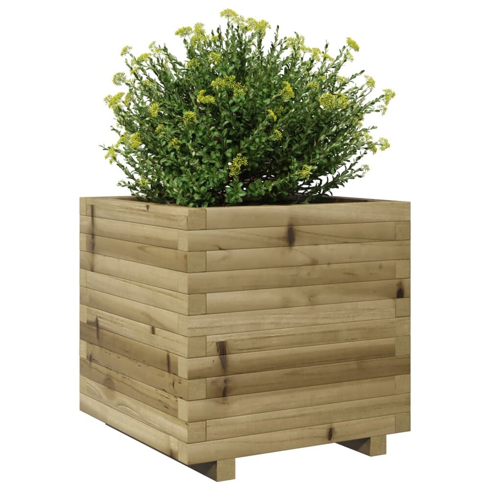 Plantenbak Gabri 50x50x49,5 cm ge&iuml;mpregneerd grenenhout