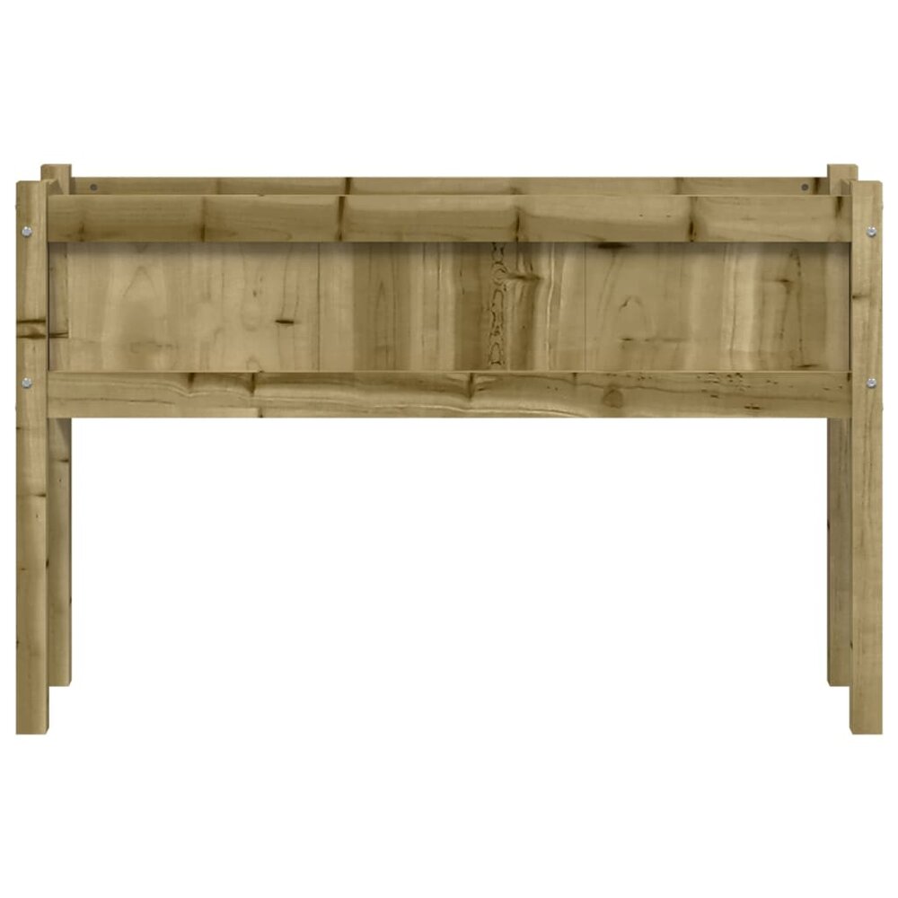 Plantenbak HenkJan met poten 110x31x70 cm ge&iuml;mpregneerd grenenhout