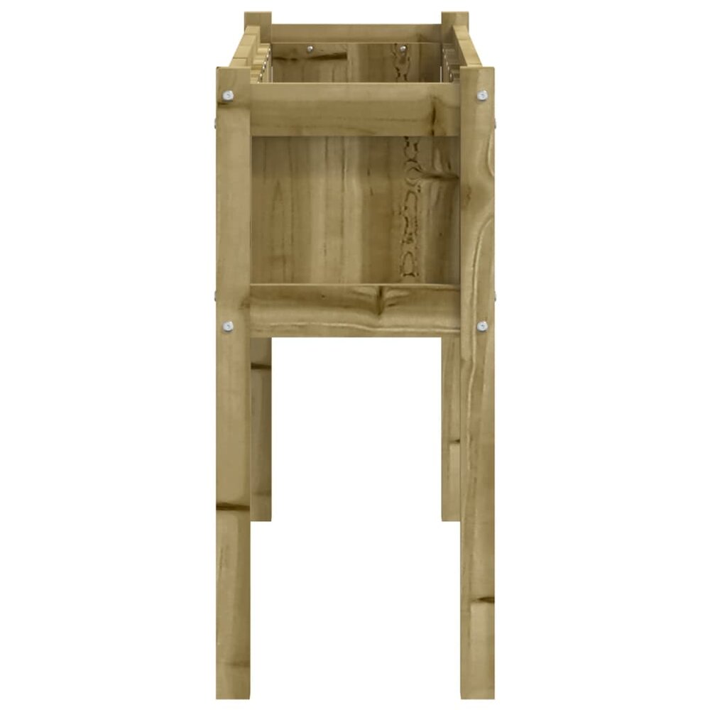 Plantenbak HenkJan met poten 110x31x70 cm ge&iuml;mpregneerd grenenhout