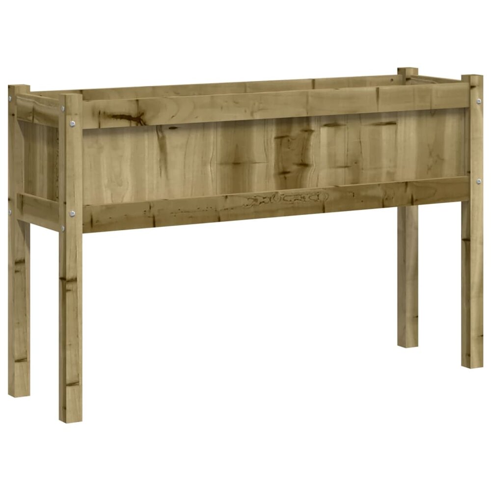 Plantenbak HenkJan met poten 110x31x70 cm ge&iuml;mpregneerd grenenhout