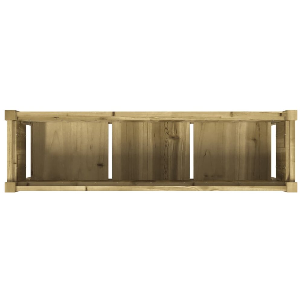 Plantenbak HenkJan met poten 110x31x70 cm ge&iuml;mpregneerd grenenhout