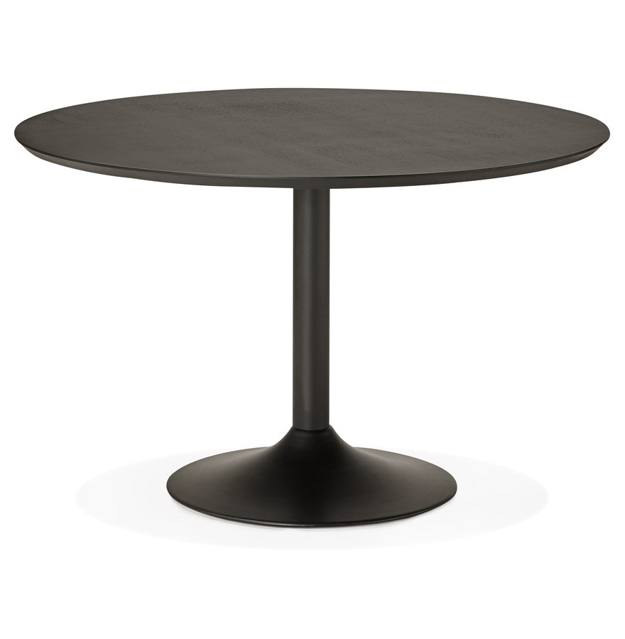 Eettafel Chef Met Zwarte Essenhouten Afwerking - rond &Oslash; 120 Cm