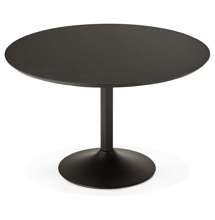 Eettafel Chef Met Zwarte Essenhouten Afwerking - rond &Oslash; 120 Cm