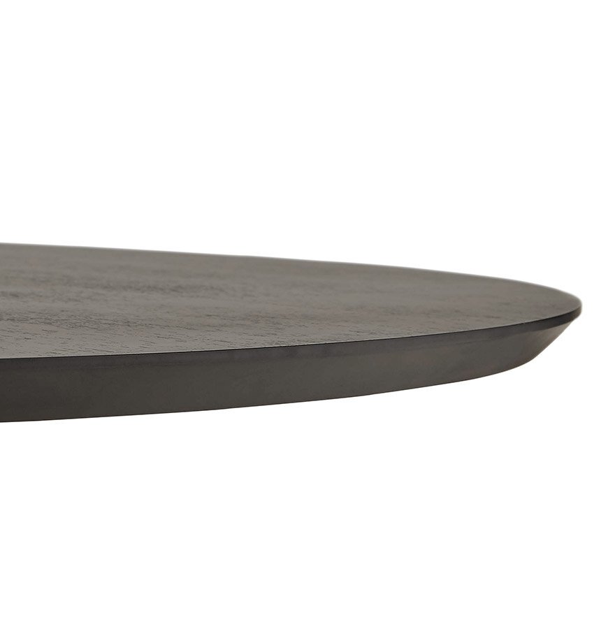 Eettafel Chef Met Zwarte Essenhouten Afwerking - rond &Oslash; 120 Cm