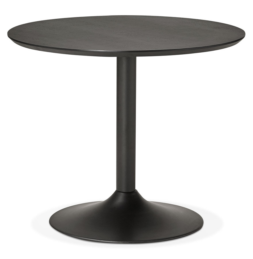 Eettafel Chef Zwart essen - rond &Oslash; 90 Cm