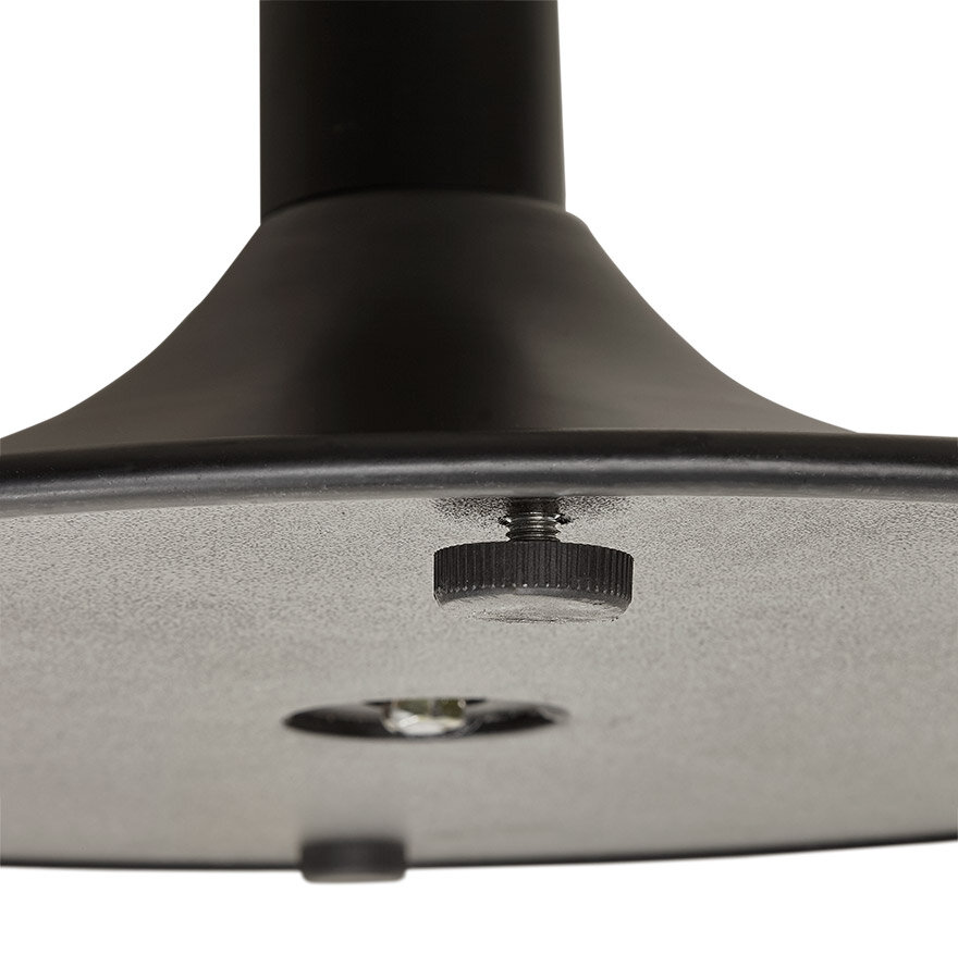 Eettafel Chef Zwart essen - rond &Oslash; 90 Cm