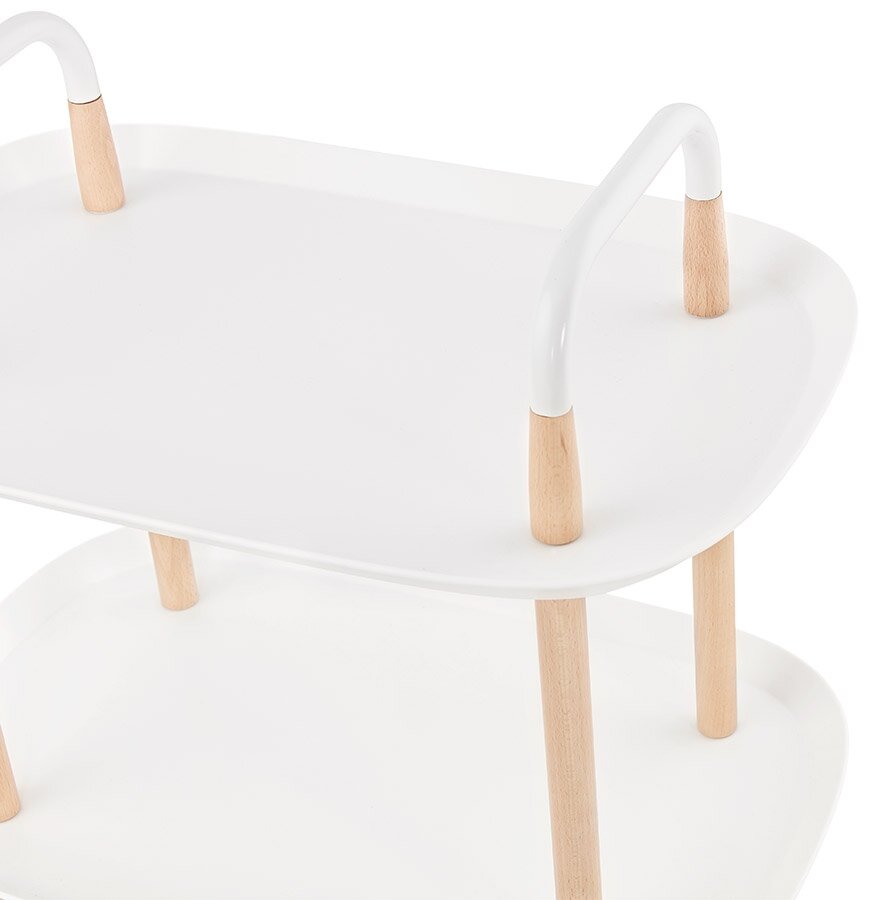 Keukentrolley bijzettafel  Veloce design wit