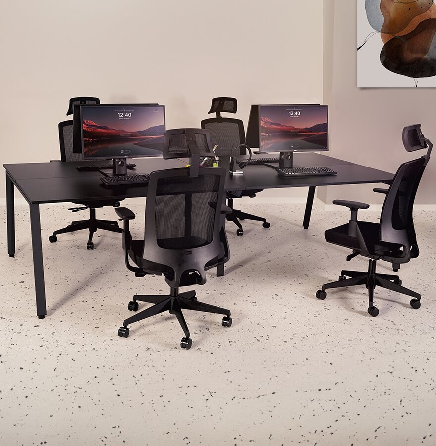 Bureaustoel Extra - Ergonomisch - Zwart verstelbaar