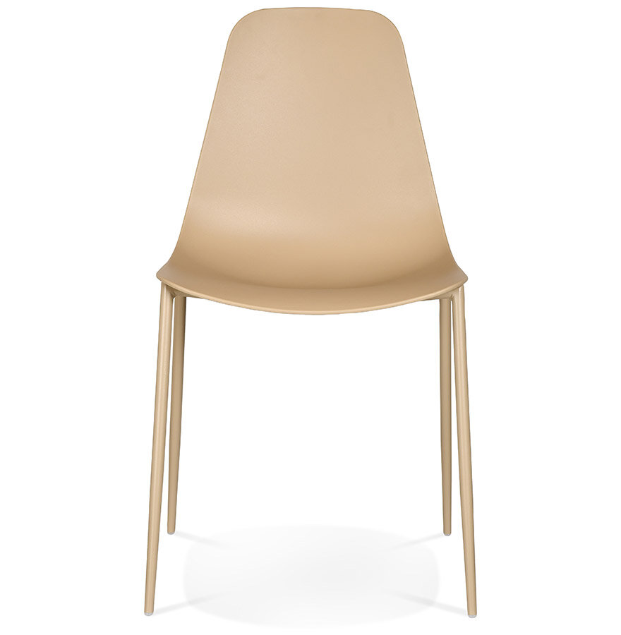 Eetkamerstoel Feliz Kunststof beige voor Binnen/Buiten