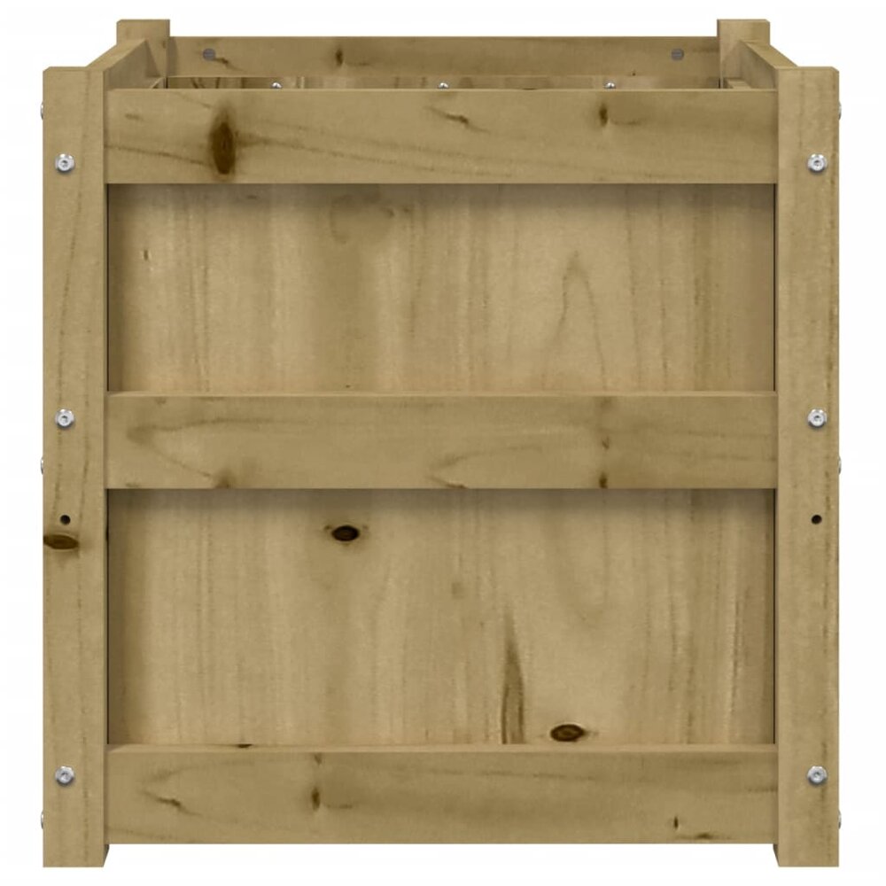 Plantenbak Ami 50x50x50 cm ge&iuml;mpregneerd grenenhout