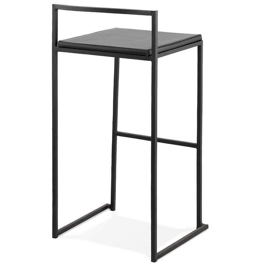 Barkruk Design Casa Zwarte Industri&euml;le Stijl Stapelbaar