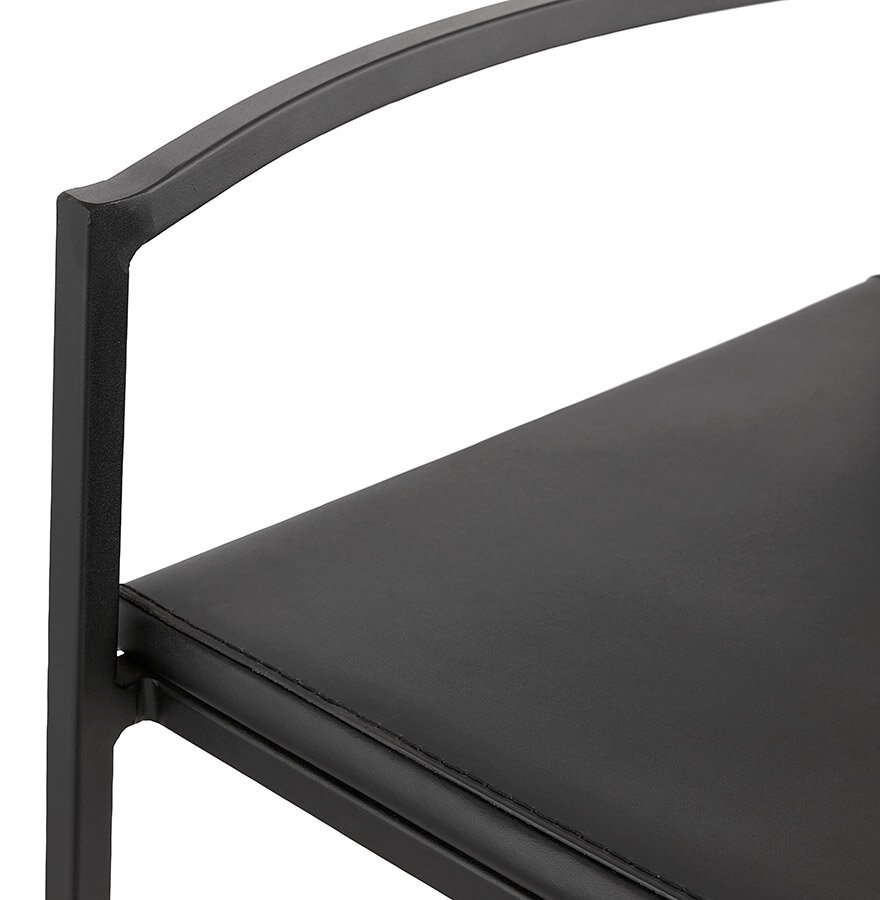 Barkruk Design Casa Zwarte Industri&euml;le Stijl Stapelbaar