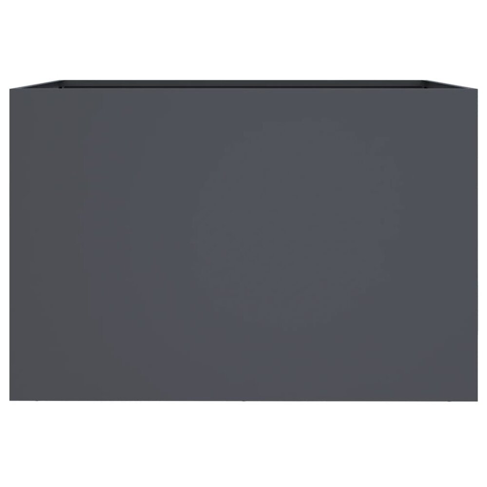 Plantenbak 62x40x39 cm staal antracietkleurig