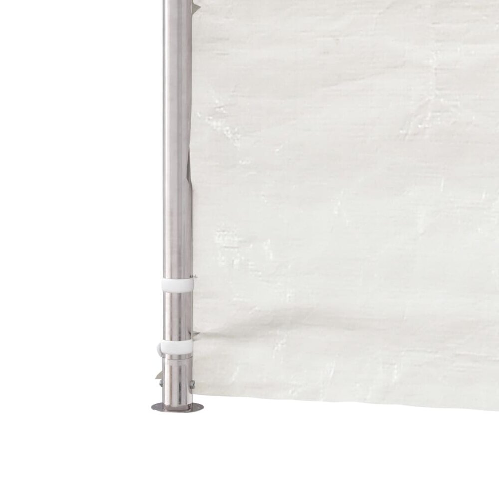 Partytent Prieel met dak 13,38x4,08x3,22 m polyetheen wit