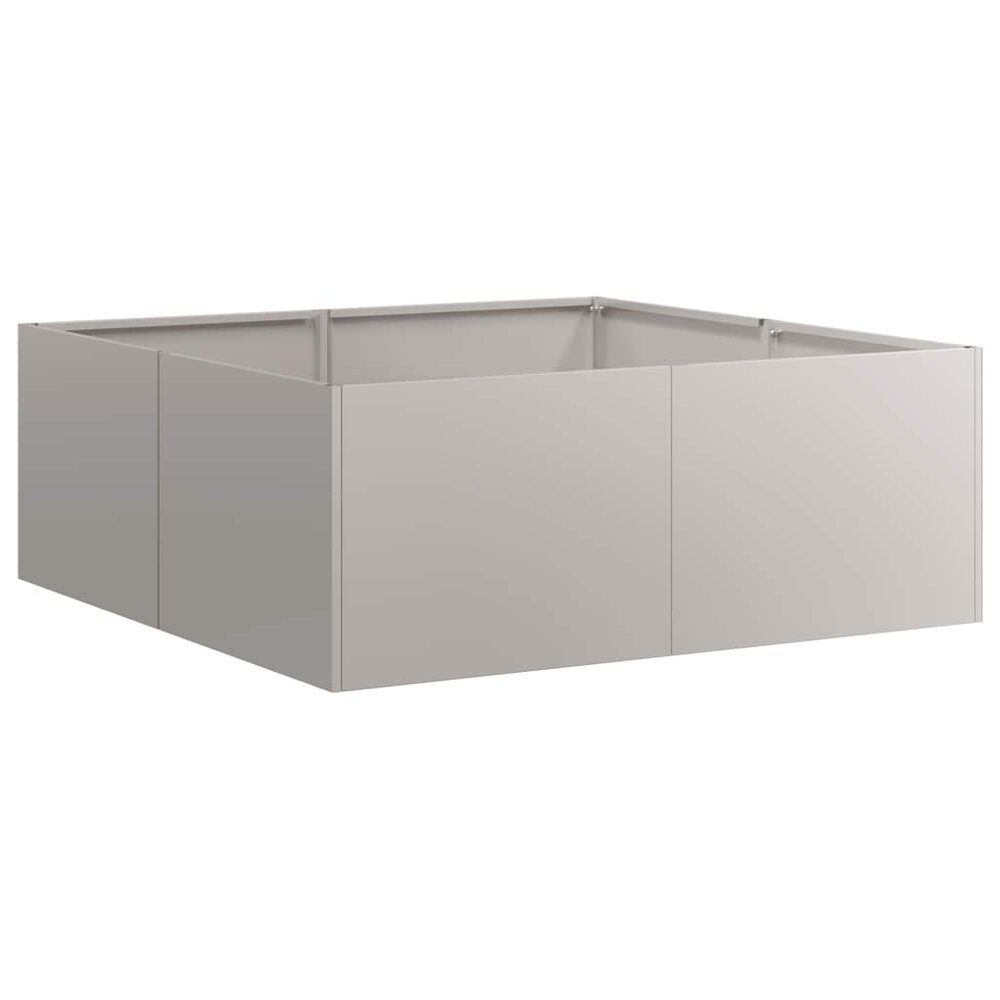 Plantenbak Roestig Weervast Staal Cortenstaal 80 x 80 x 30 cm