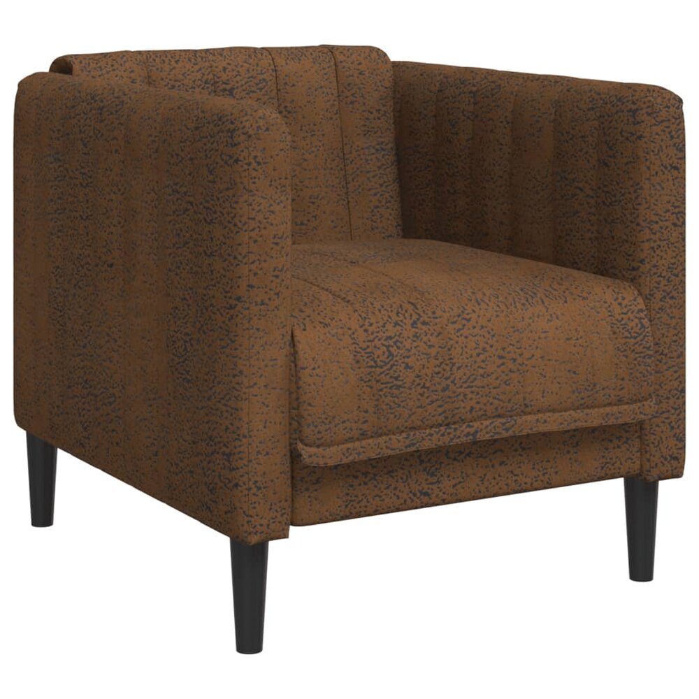 Fauteuil Gina Kunstsu&egrave;de Bruin