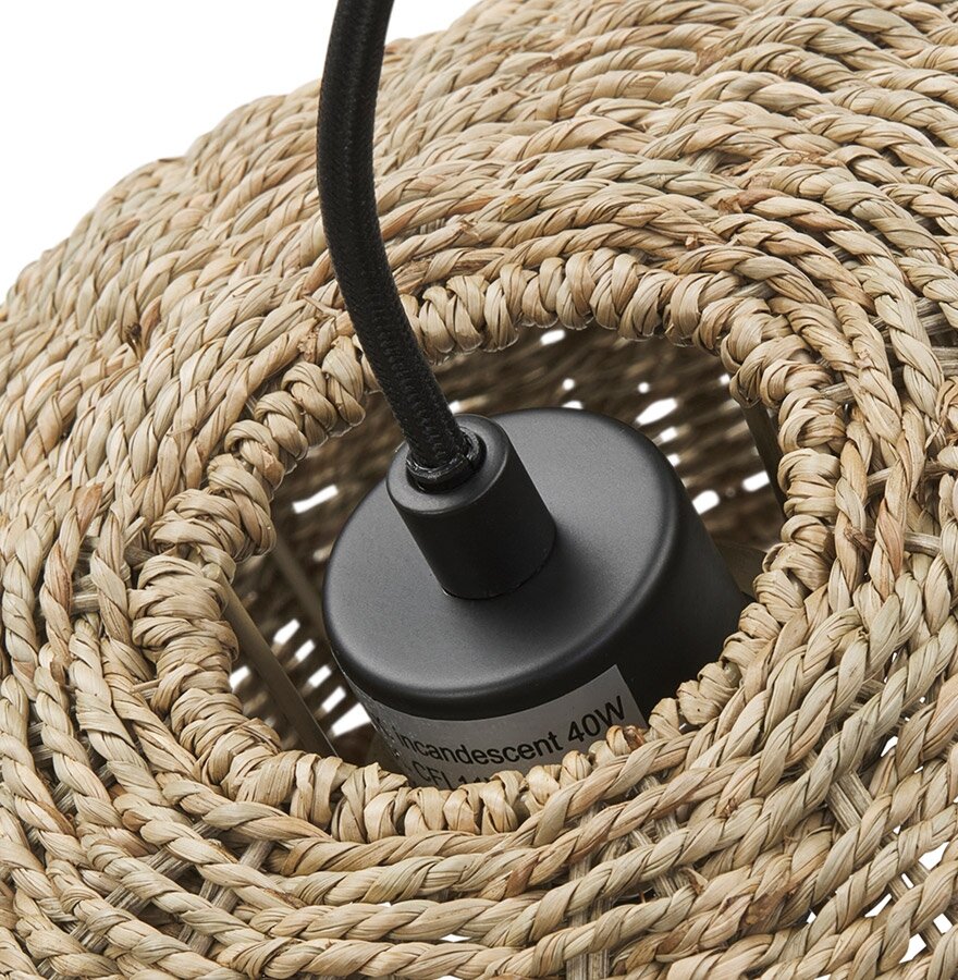 Hanglamp ATLANTICO van zeegras naturelkleurig