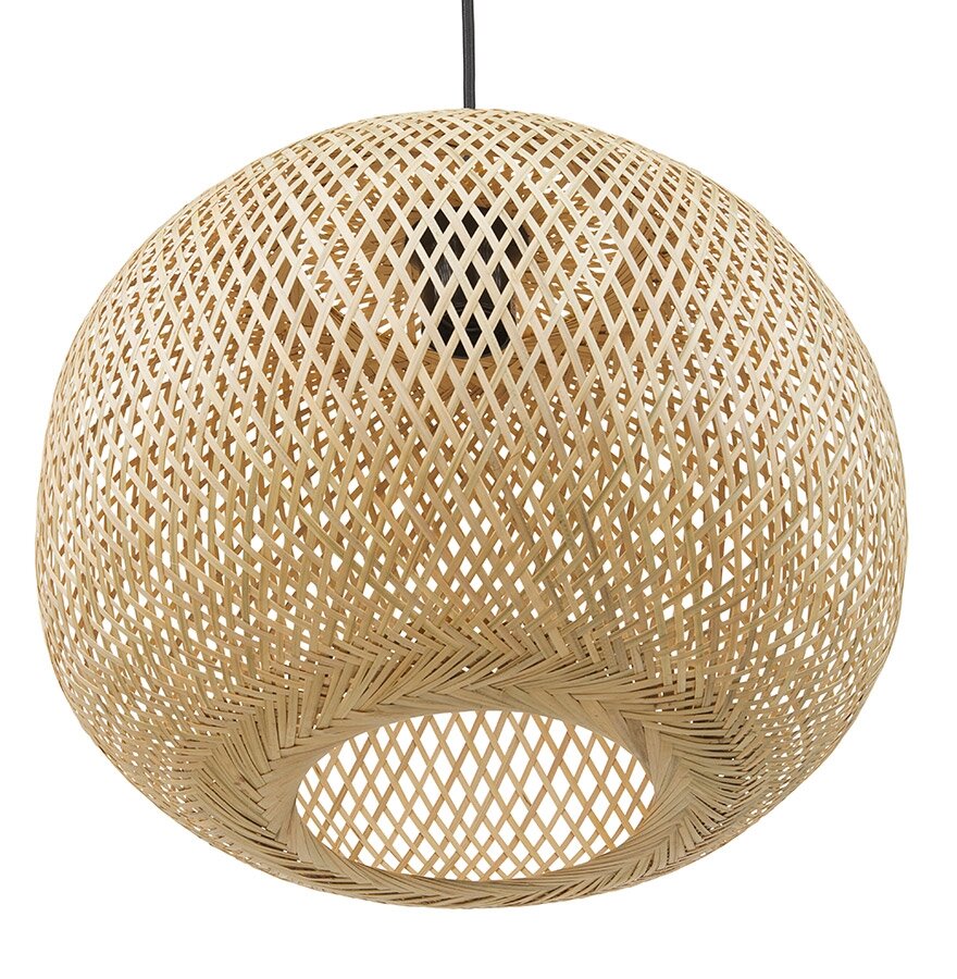 Hanglamp CASIMIRA MINI van natuurlijke bamboe - gevlochten