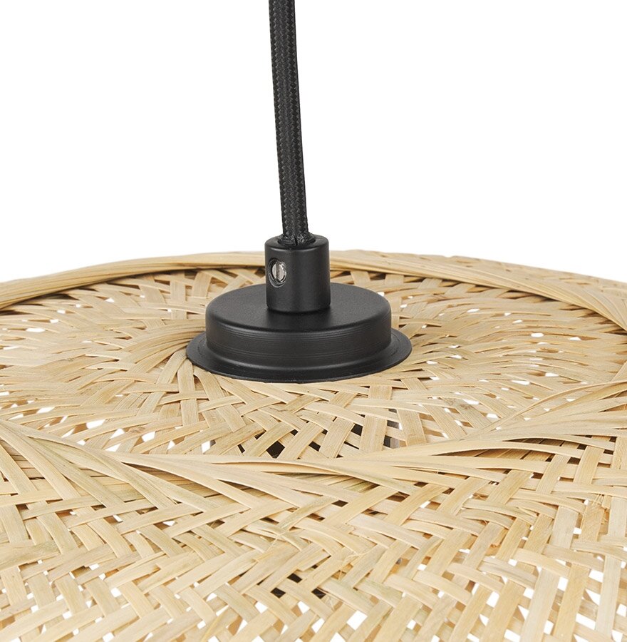 Hanglamp CASIMIRA MINI van natuurlijke bamboe - gevlochten