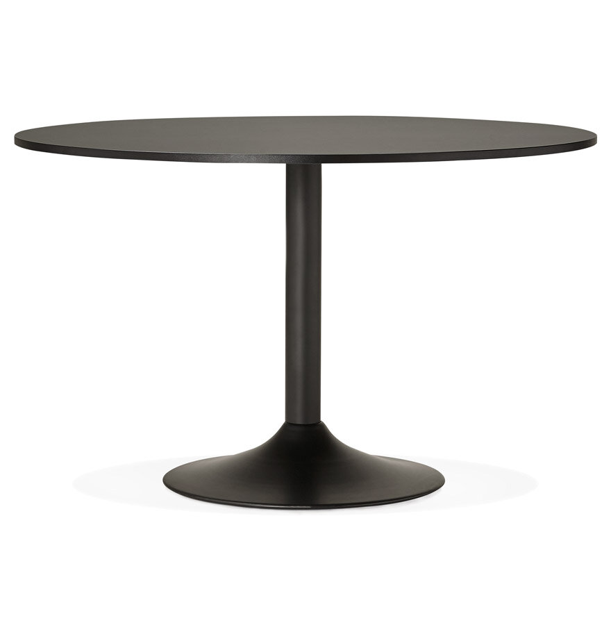 Eettafel Atlanta rond zwart - &Oslash; 120 cm