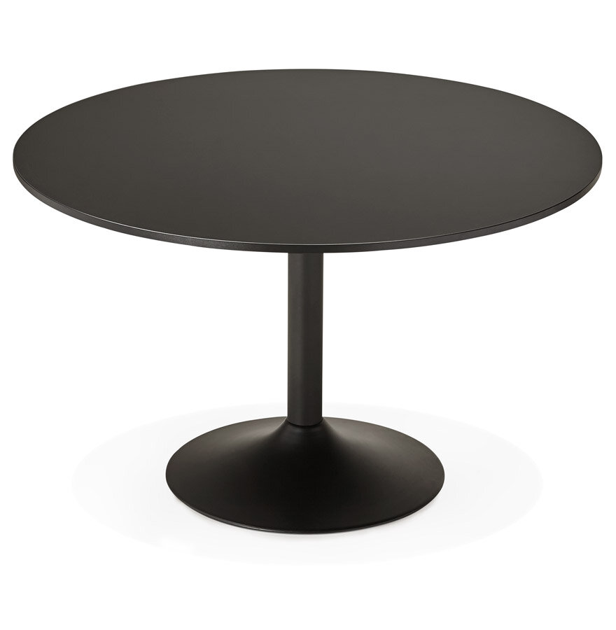 Eettafel Atlanta rond zwart - &Oslash; 120 cm