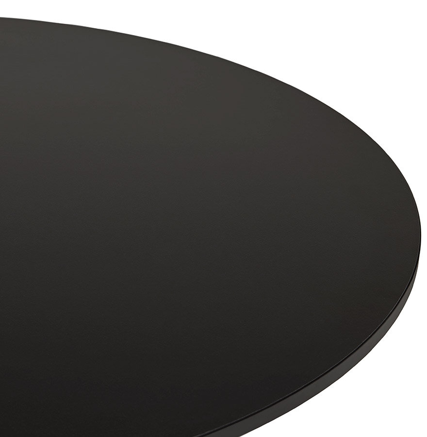 Eettafel Atlanta rond zwart - &Oslash; 120 cm