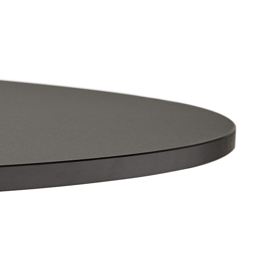 Eettafel Atlanta rond zwart - &Oslash; 120 cm