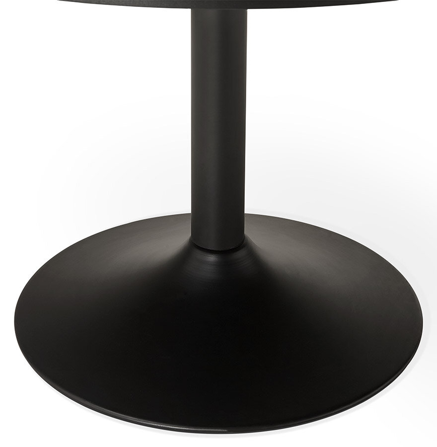 Eettafel Atlanta rond zwart - &Oslash; 120 cm
