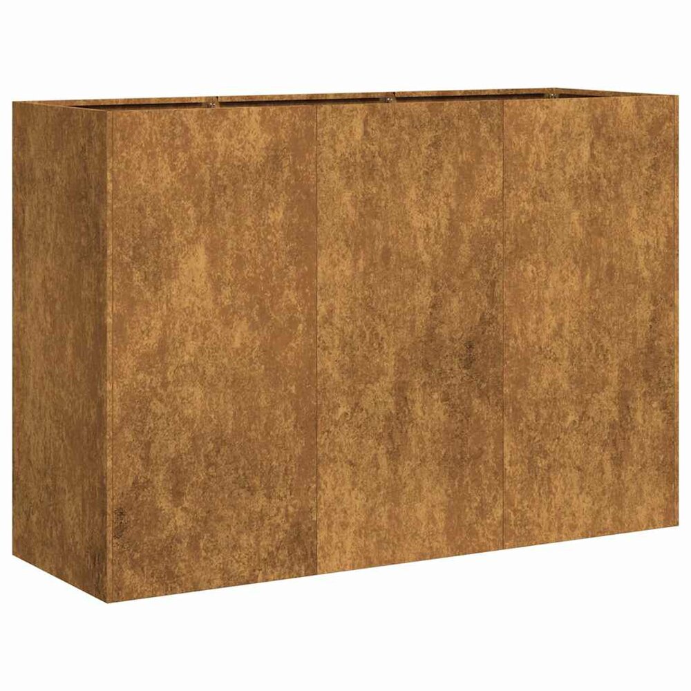 Plantenbak Roestig Weervast Staal Cortenstaal 120 x 40 x 80 cm