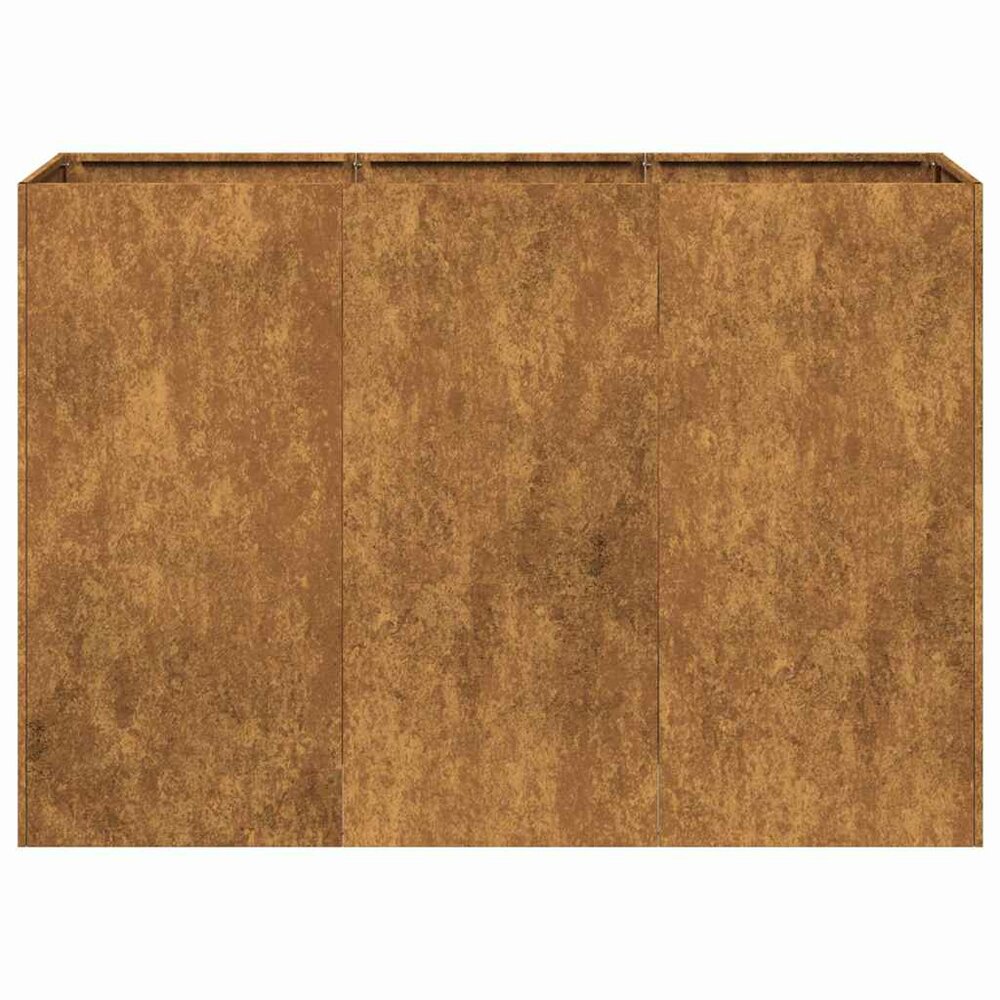 Plantenbak Roestig Weervast Staal Cortenstaal 120 x 40 x 80 cm