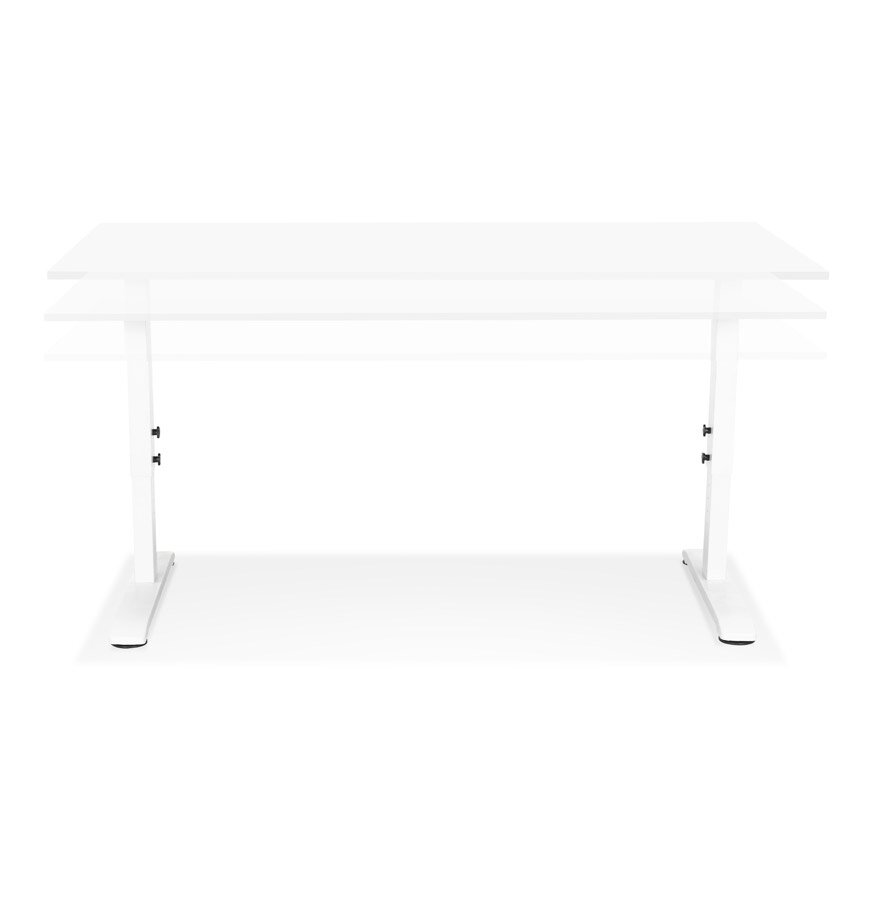 Bureau Osmose - wit - hoogte verstelbaar - 160x80 cm