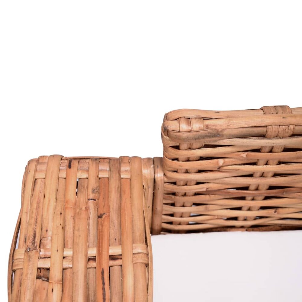 Tuinbank Naarden 2-zits natuurlijk rattan