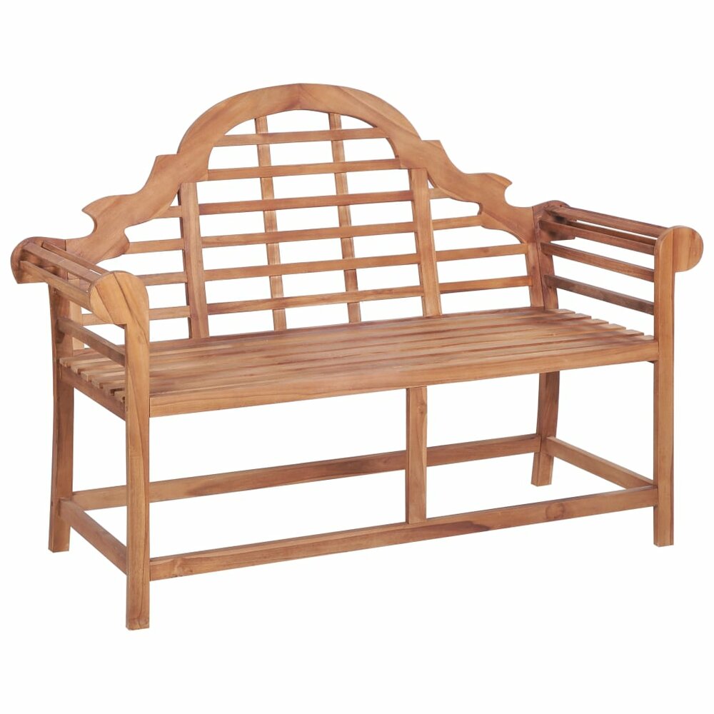 Tuinbank Cambridge 127x58,5x92,5 cm massief teakhout