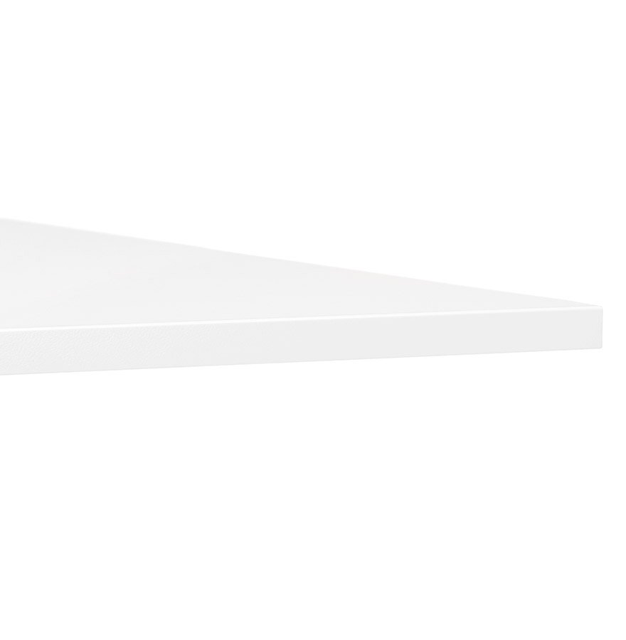 Groot opklapbaar bureau &#039;FLEXO&#039; wit op wielen - 160x80 cm