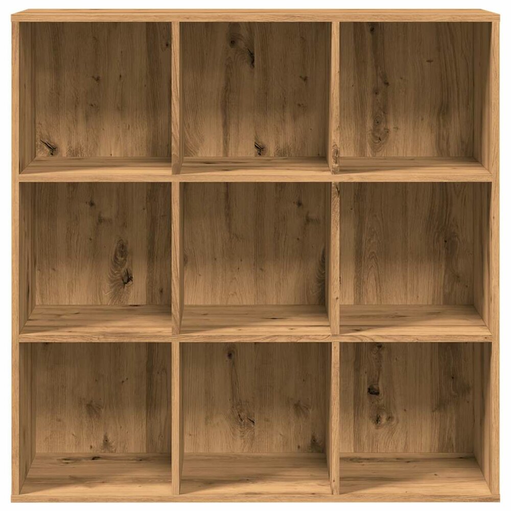 Boekenkast 98x29x97,5 cm artisanaal eikenkleur