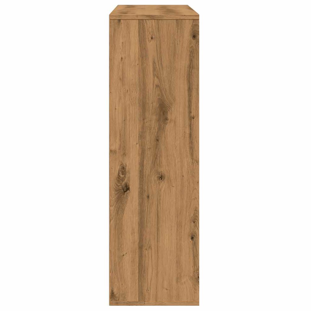 Boekenkast 98x29x97,5 cm artisanaal eikenkleur