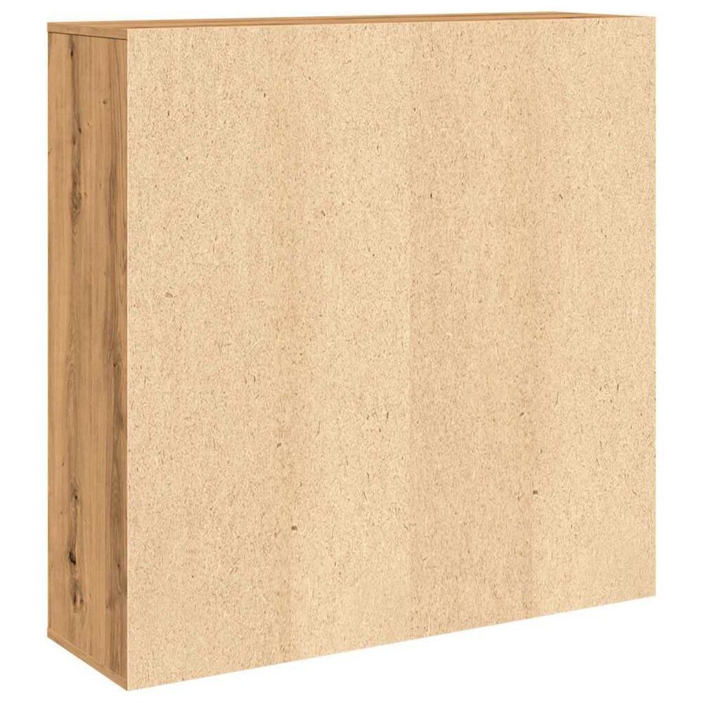 Boekenkast 98x29x97,5 cm artisanaal eikenkleur