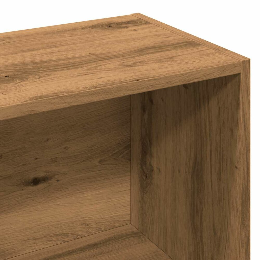 Boekenkast 98x29x97,5 cm artisanaal eikenkleur