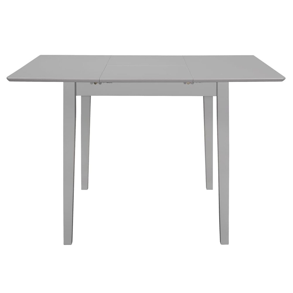 Eethoek Eric - grijs hout - tafel verlengbaar 80-120 cm - met 2 stoelen