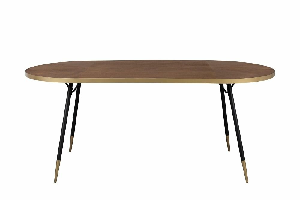 Eettafel Denise ovaal 200x90 cm - bruin essen hout