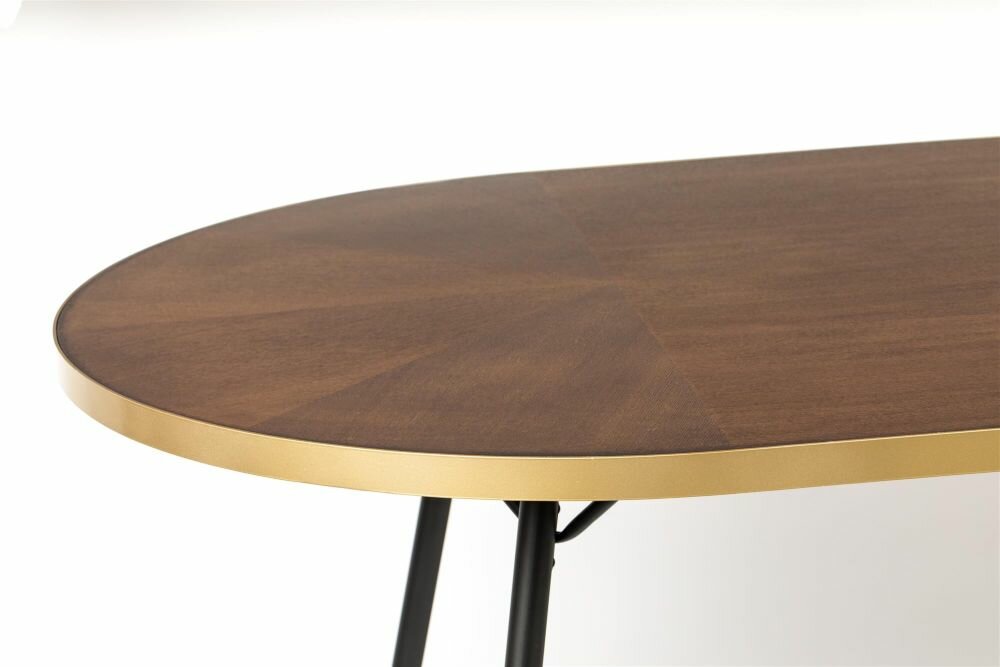 Eettafel Denise ovaal 200x90 cm - bruin essen hout