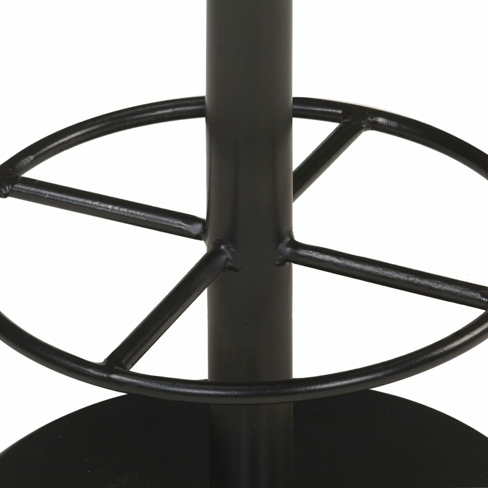 Barkruk Toog echt leer bruin - 76 cm hoog