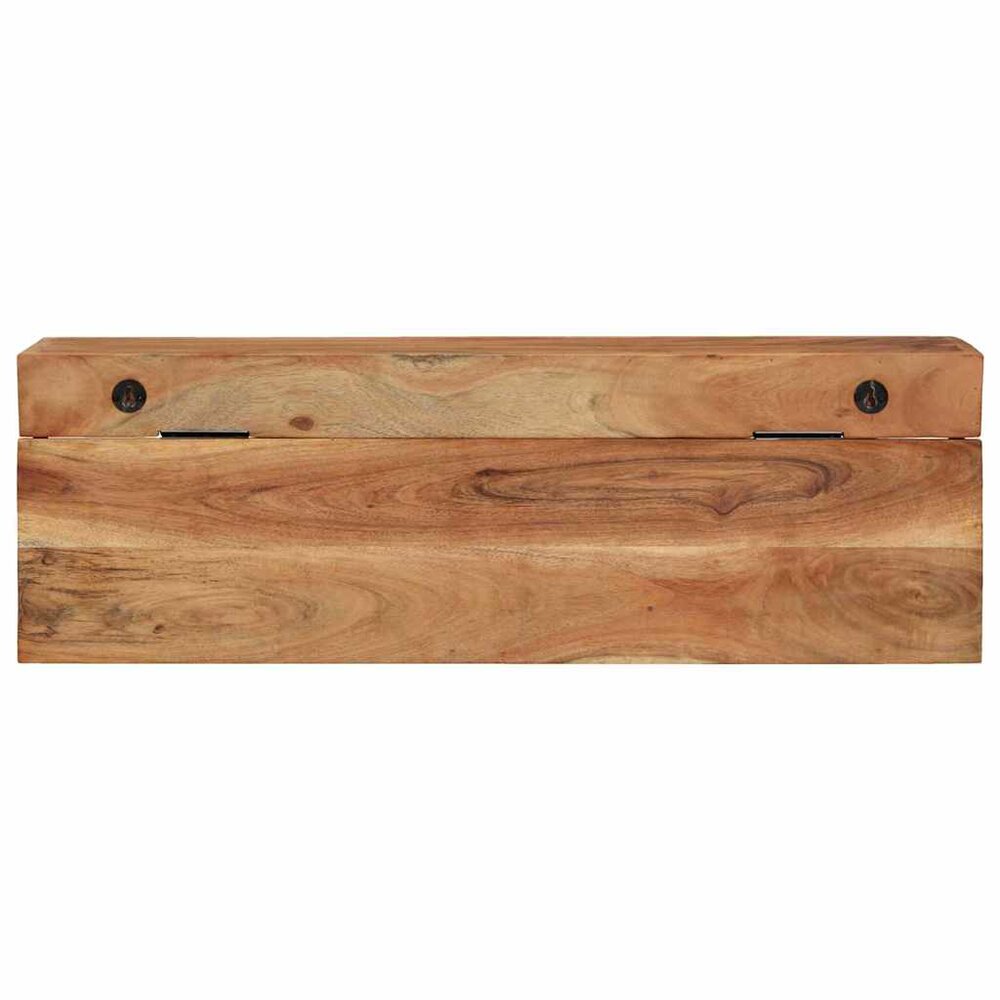 Kapstok Manny met plank Bruin 73 x 19 x 23 cm Massief acaciahout