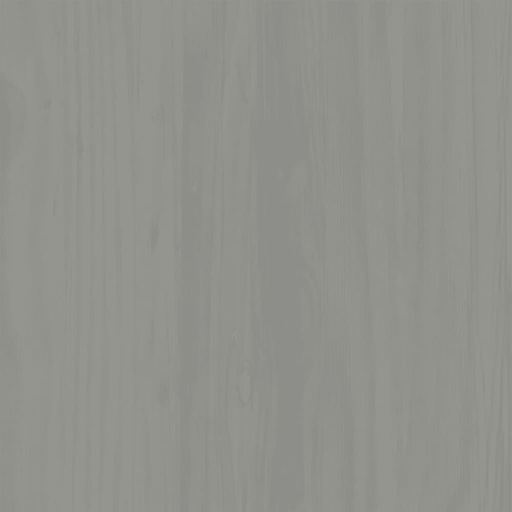 Vitrinekast VIGO 85x35x170 cm massief grenenhout grijs