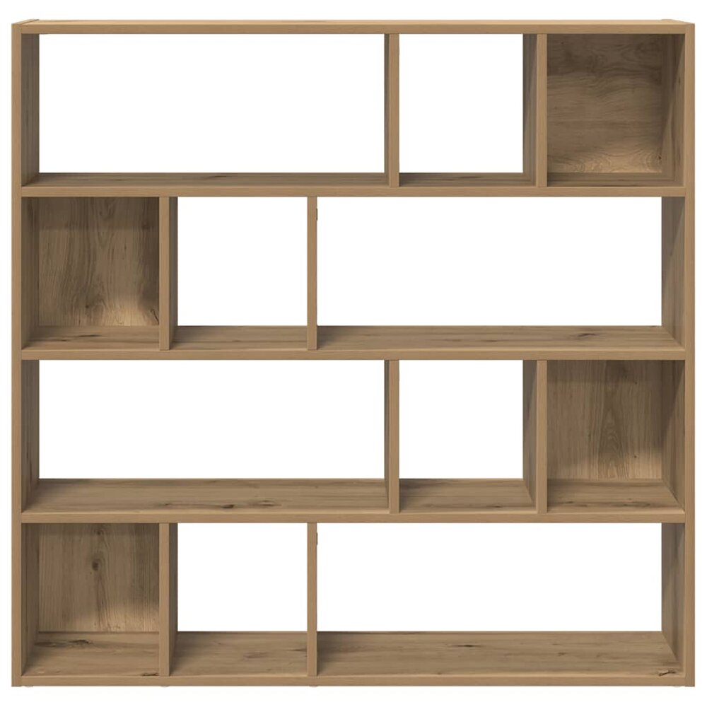 Boekenkast - kamerscherm 105x24x102 cm Artisanaal eikenkleur