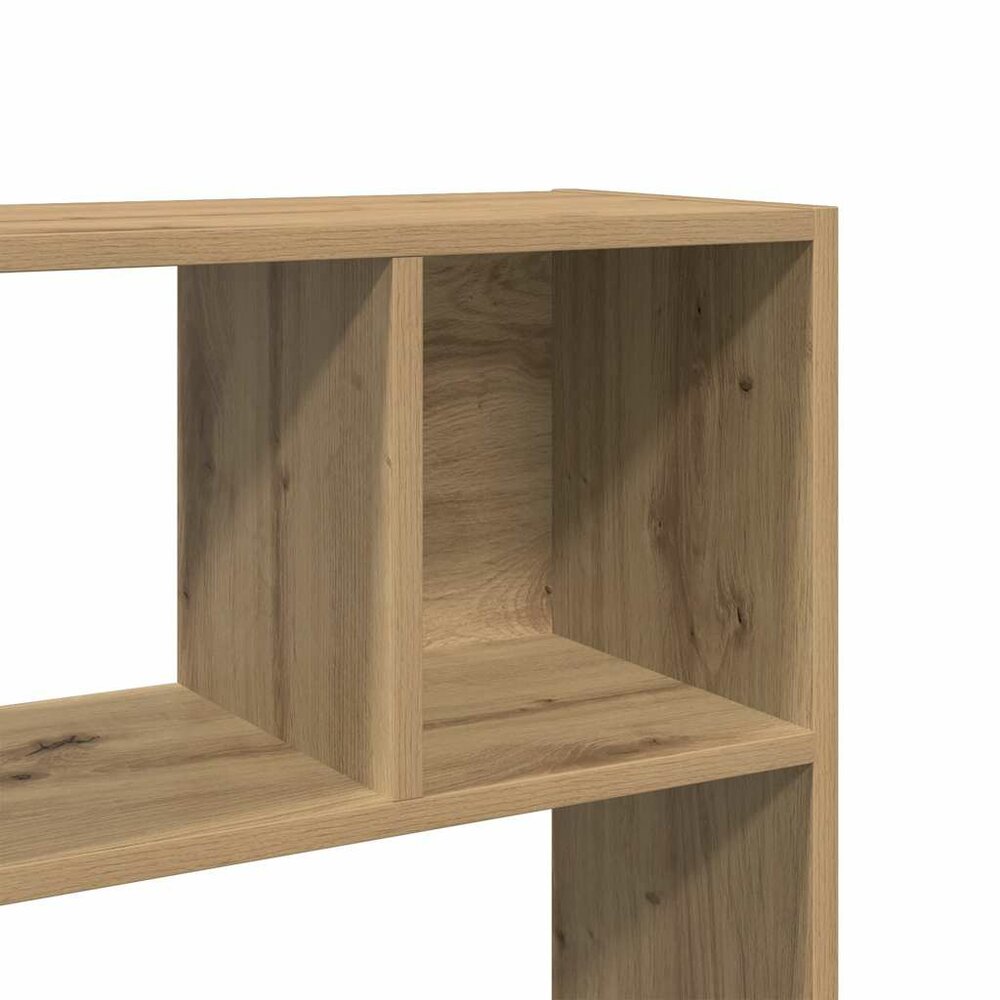Boekenkast - kamerscherm 105x24x102 cm Artisanaal eikenkleur